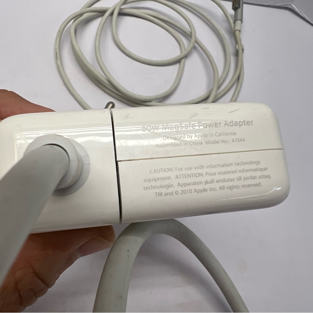 Apple 60W MagSafe‎ Power Adapter Charger Model A1344 L-Tip For Macbook